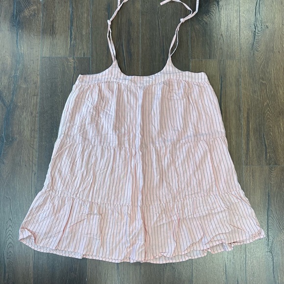 O’Neill pink striped sundress SZ LG - Picture 1 of 4